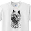 T-Shirt - Cairn Terrier by Mike Sibley