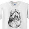 T-Shirt - Bearded Collie by Mike Sibley