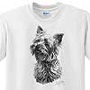 T-Shirt - Yorkshire Terrier by Mike Sibley