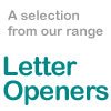 A selection of Letter Openers from C&S Products