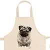 Apron - Pug by Mike Sibley