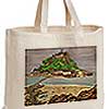 Gussetted Canvas Bag - St Michaels Mount by Jan Legard