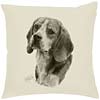 Cushion - Beagle by Mike Sibley