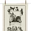 Teatowel - Kittens, Ponies and Dogs by Mike Sibley