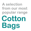 A selection of Cotton Bags from C&S Products