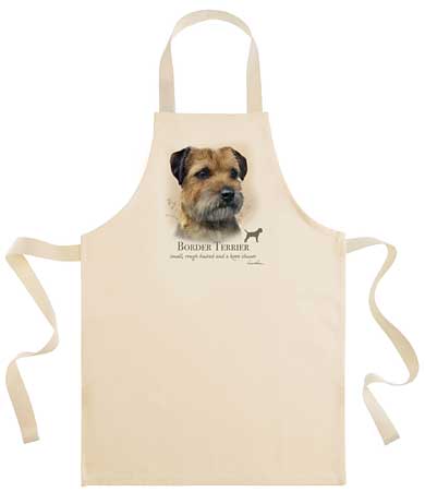 Howard Robinson apron - Border Terrier design