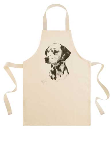 Mike Sibley apron - Dalmatian design