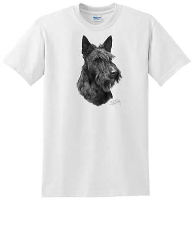 Mike Sibley t-shirt - Scottish Terrier design